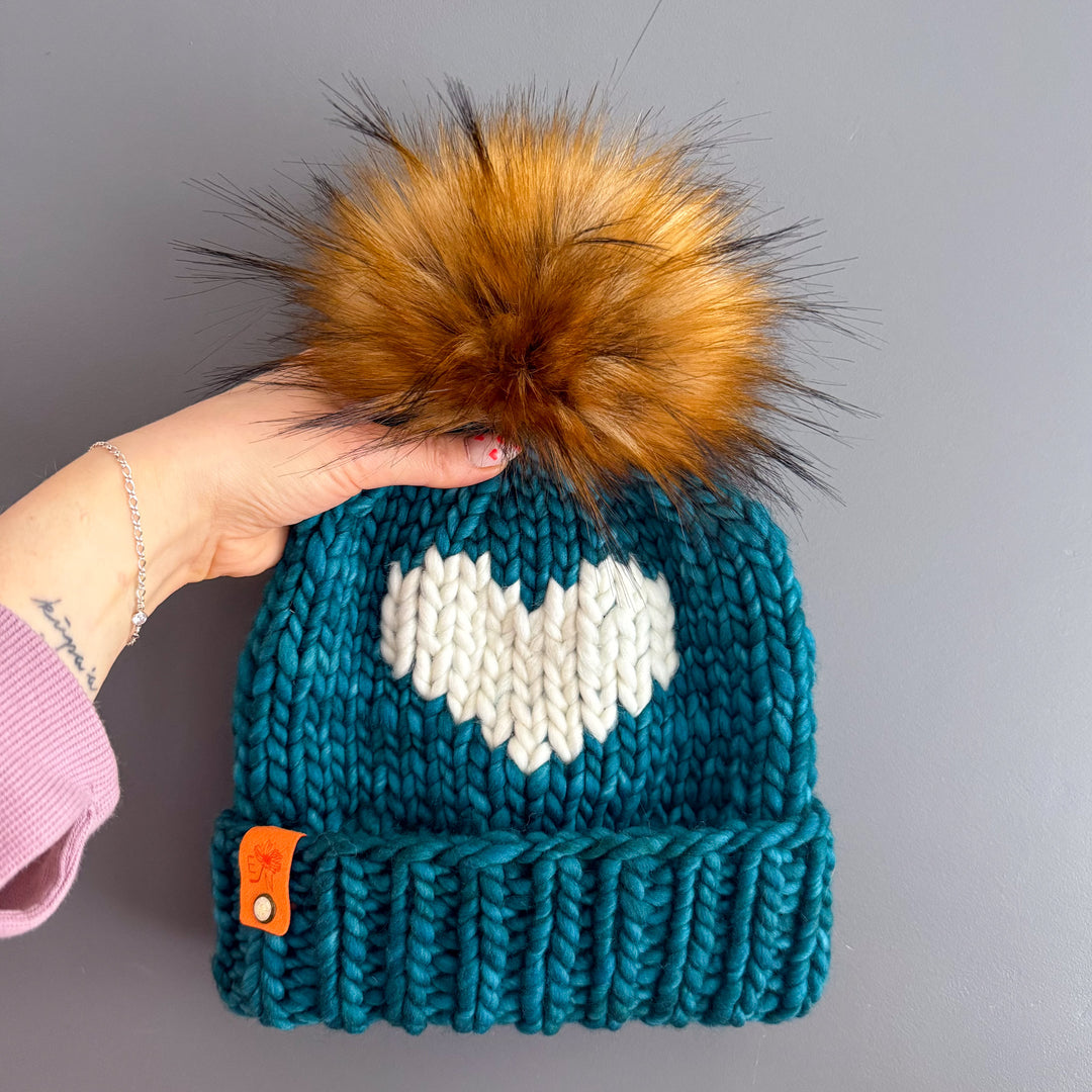 Eliza's Big Heart Beanie – Piper & Bee